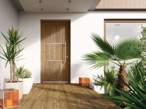 Входная дверь из ПВХ