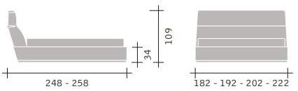 Flou Кровать с высоким мягким изголовьем Gentleman sun-id-1498774 - Вид №8
