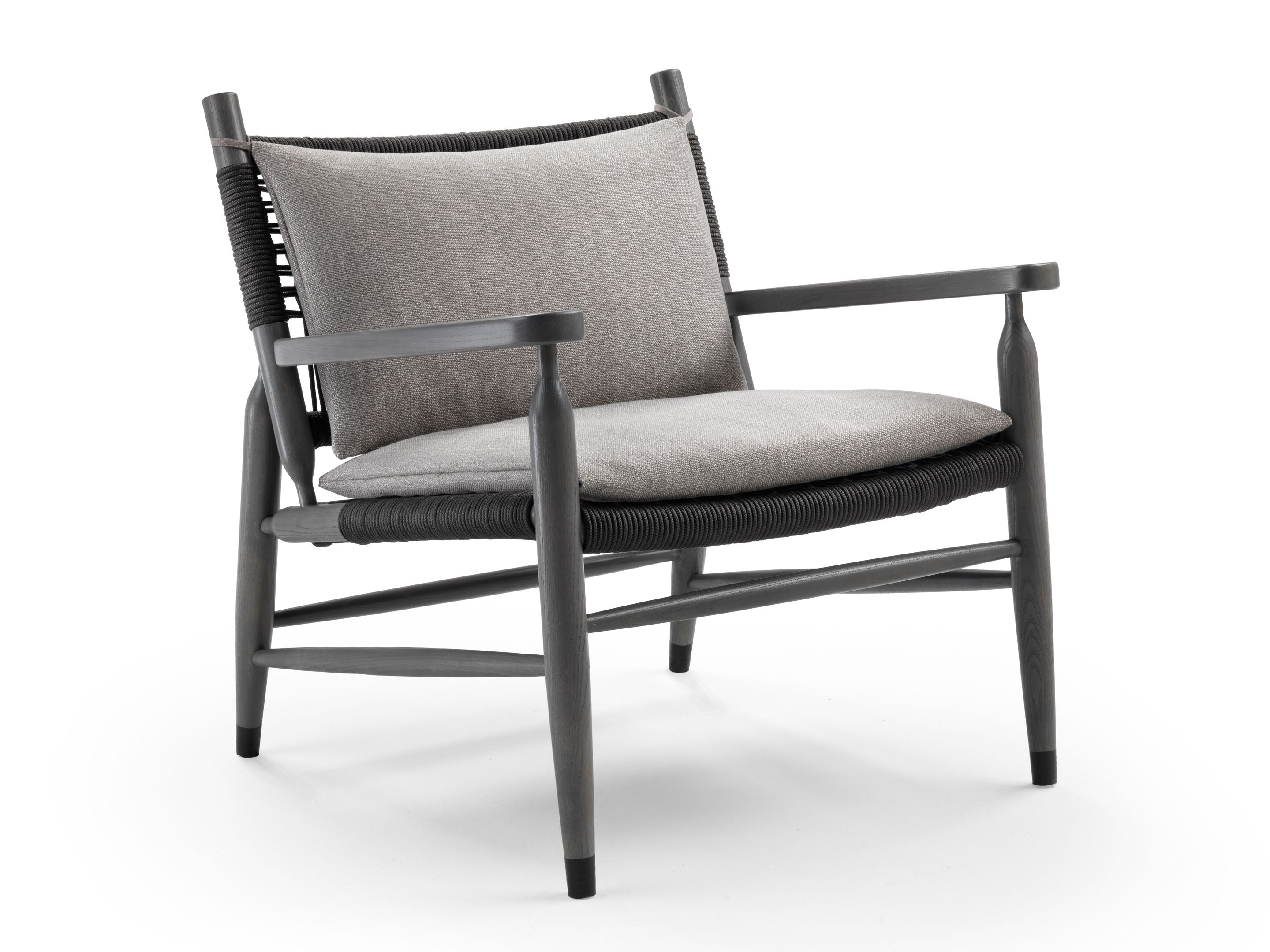 Открытый стул с подлокотниками из дерева и ткани Flexform Tessa Outdoor ARCH-00063645