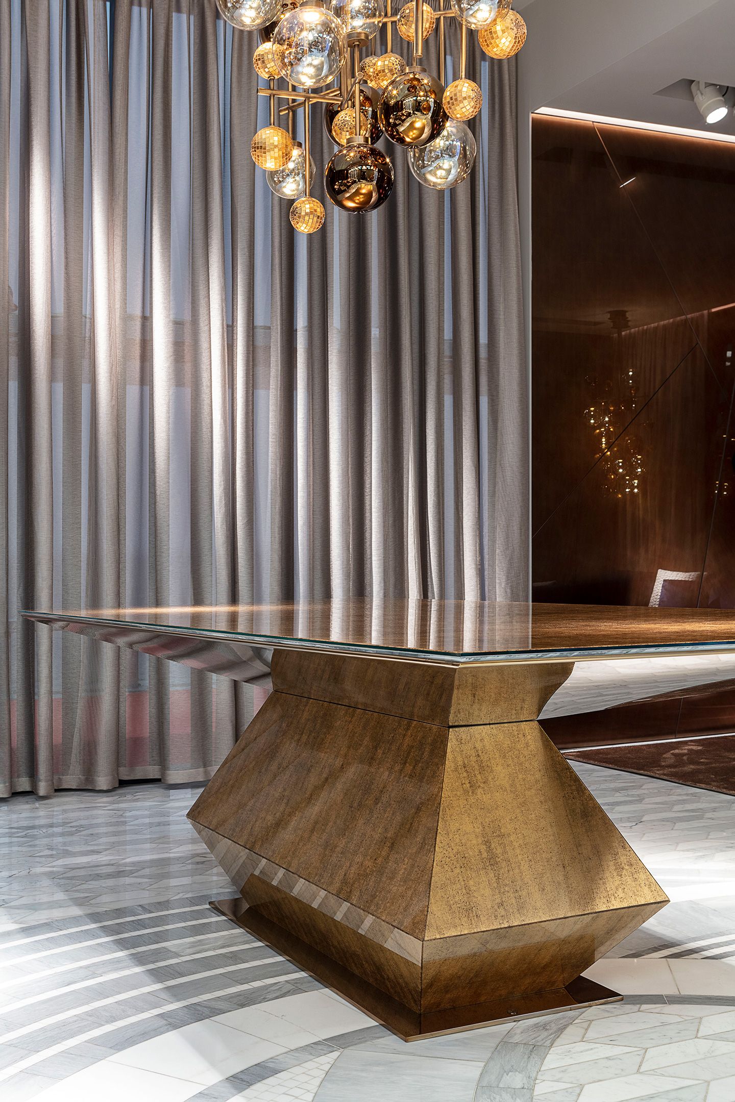 Прямоугольный стеклянный стол Sicis бриллиант ARCH-00133092 - Вид №2