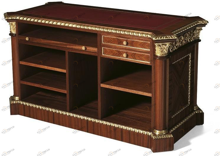 OAK Компьютерный шкаф из розового дерева с ящиками Galleria sun-id-1444802