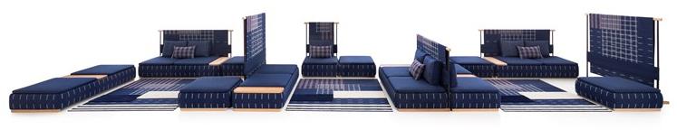 GAN Диван из ткани с высокой спинкой Lan sun-id-1366574 - Вид №2