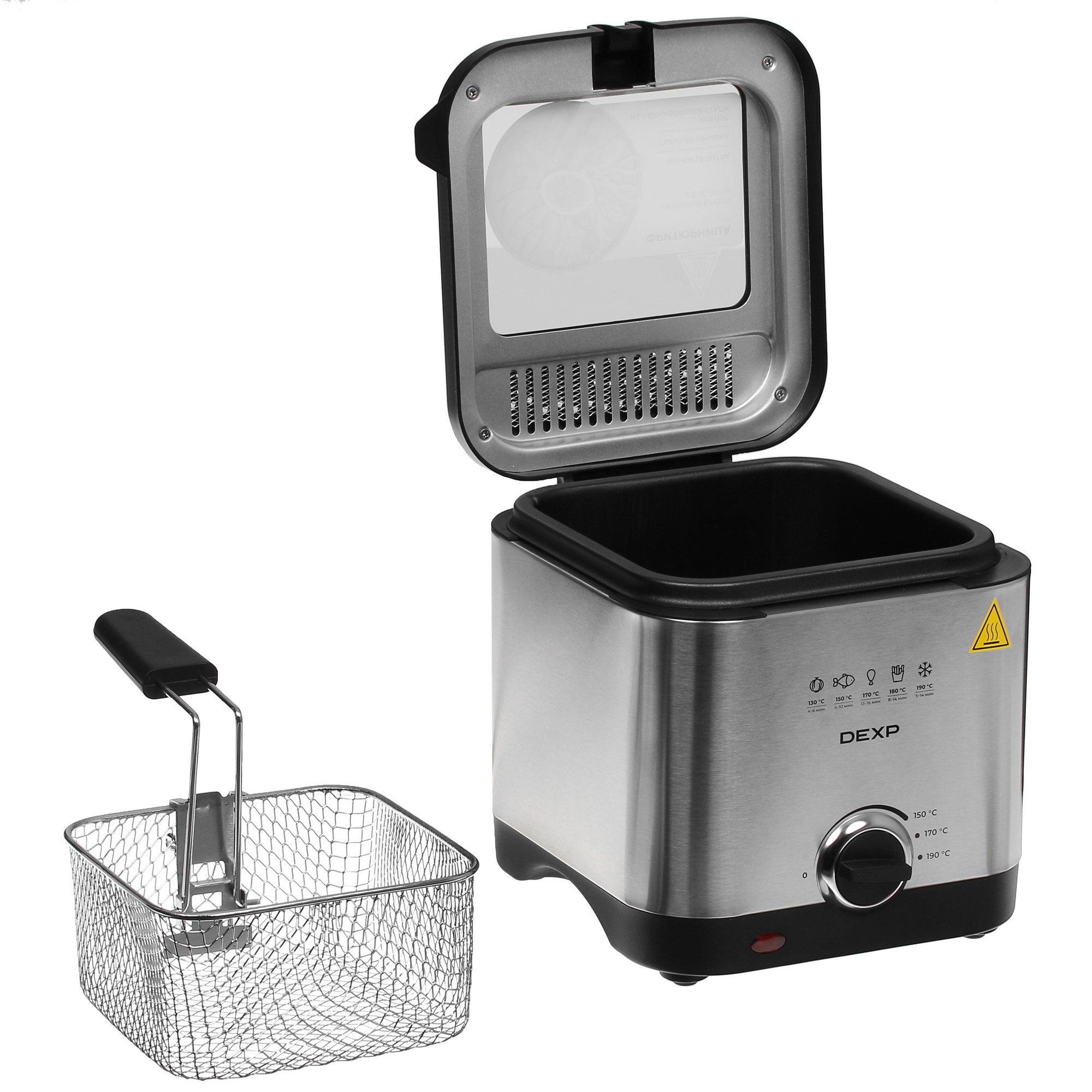 5416602 Фритюрница DEXP DF-900 серебристый STDN-0010189 - Вид №5