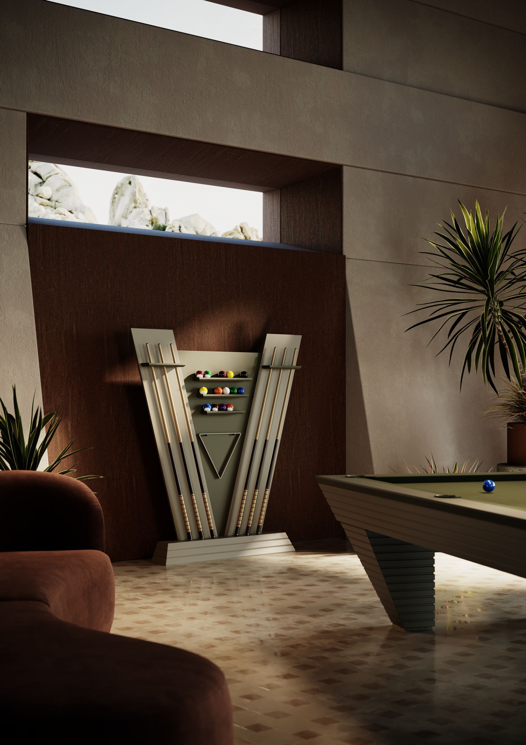 Прямоугольный бильярдный стол Vismara Design NEWDE ARCH-00109722 - Вид №4