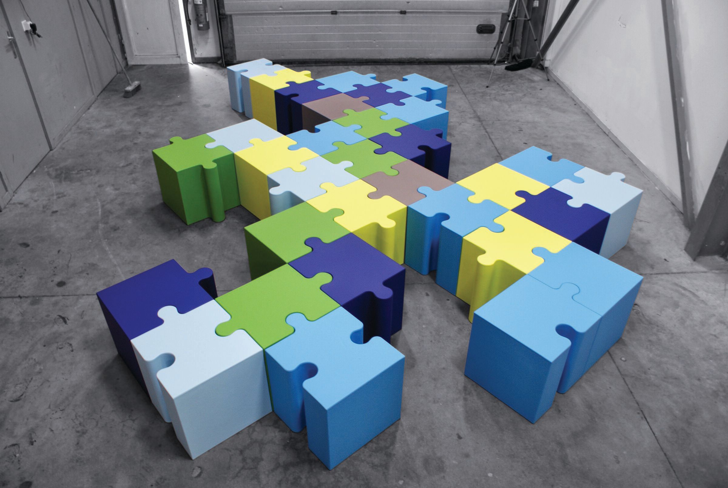 Модульный пуф с пенопластовым покрытием SIXINCH PUZZLE ARCH-00136351 - Вид №4