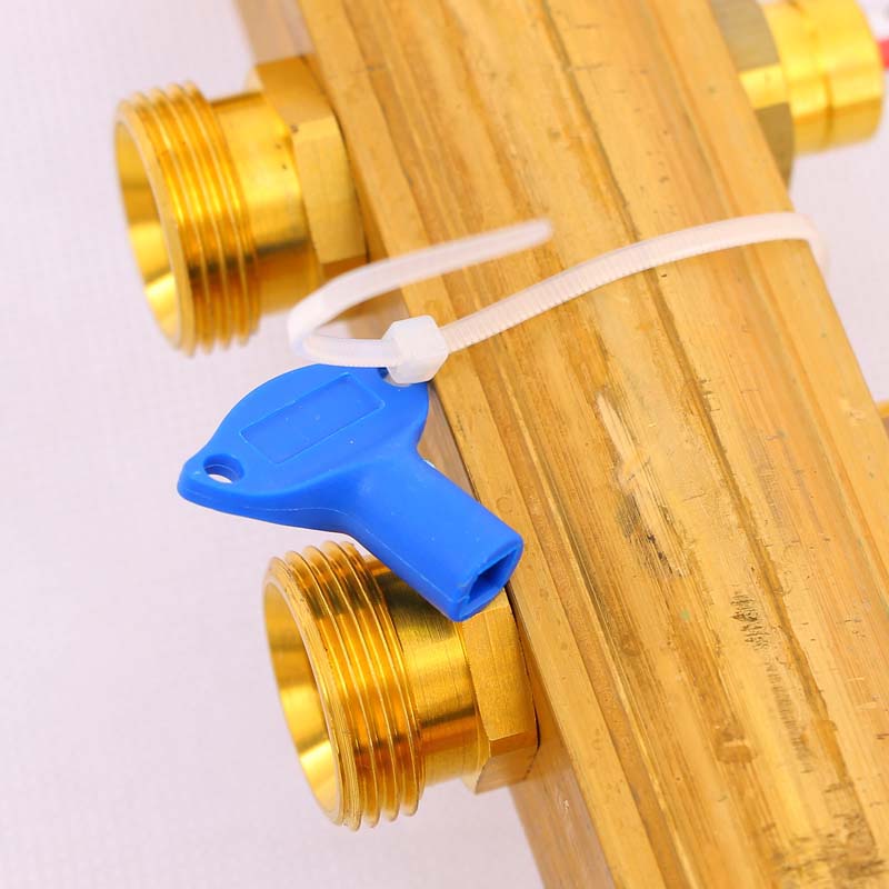 Коллекторная группа HKV/T с термостатическими вентилями и расходомерами WATTS Ind 1"x3/4"ЕК 9 выходов 10004203 - Вид №4