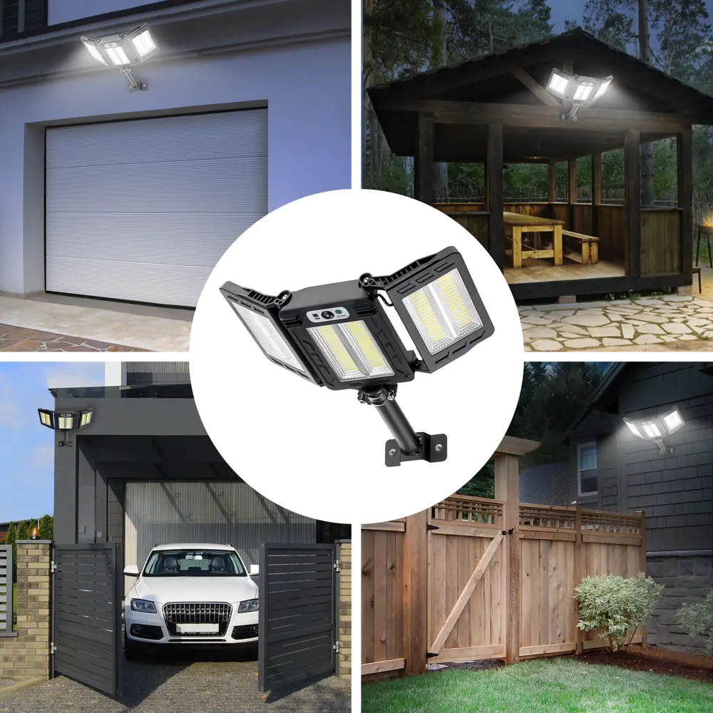 Светильник светодиодный уличный Duwi Solar LED PRO на солнечных батареях с ДУ 40Вт 6500К 750Лм IP65 датчик движения черный STLM-2084474 - Вид №3