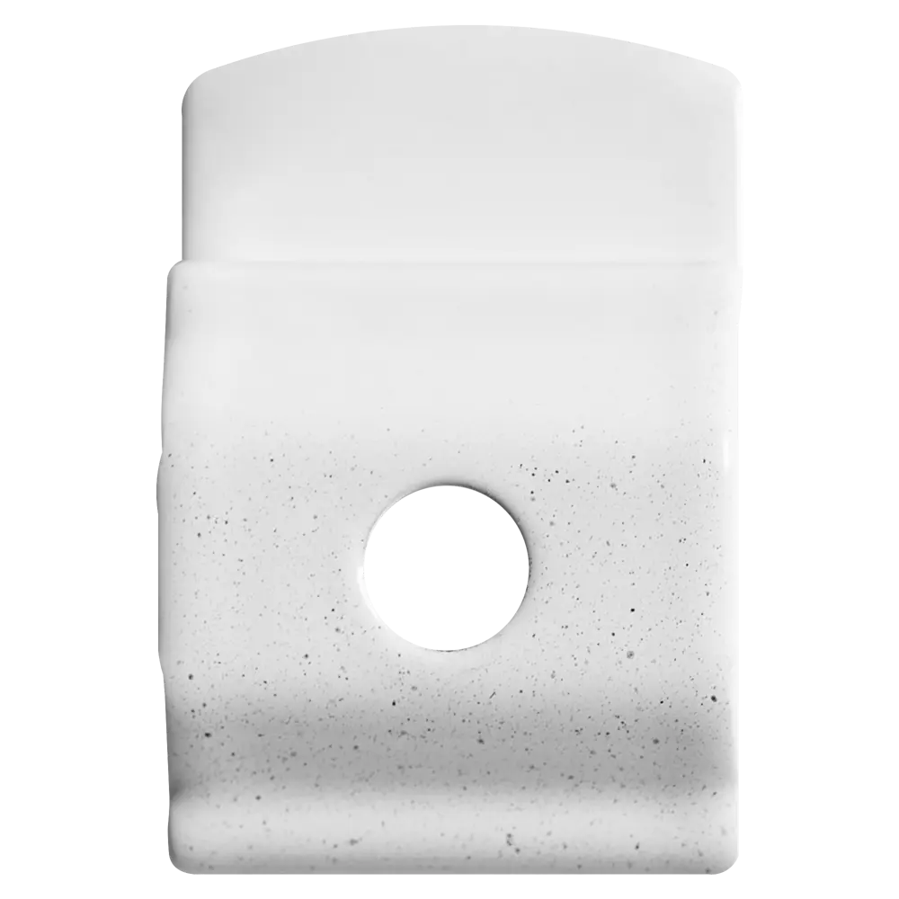 Кронштейн для шинного карниза потолочный KREAFORTA Base 2.1 см сталь цвет белый, 2 шт STLM-2135360