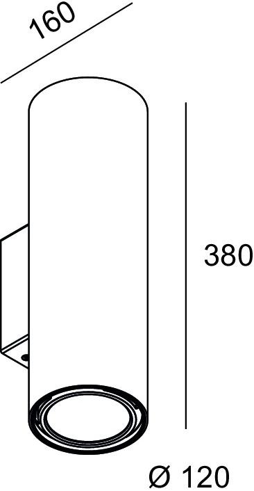 Lucifero's Настенный светильник светодиодный алюминиевый с диммером I-pipedi sun-id-1500657 - Вид №7