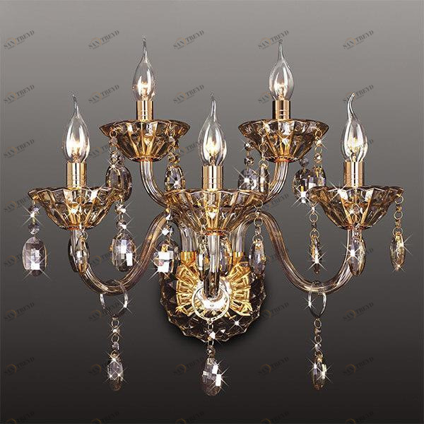 Бра настенное золотистое Bogates Strotskis 256/5 BOGATES СВЕЧА 00-3931887 Золото 