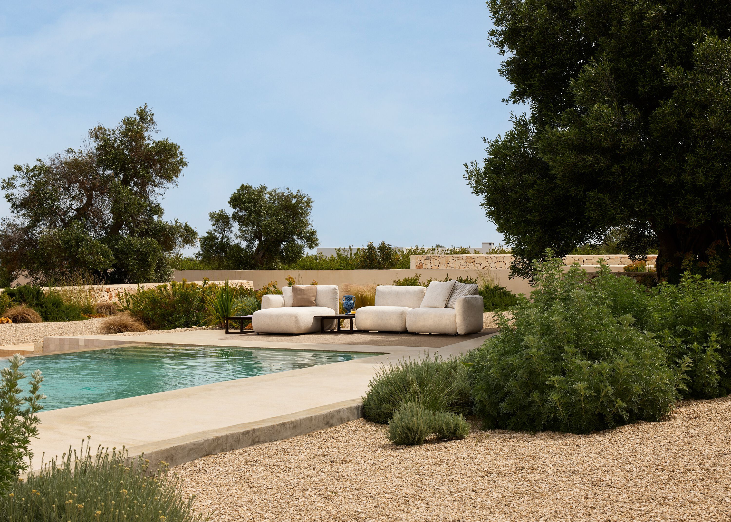 Тканевый модульный садовый диван Exteta Loro Piana Interiors, Стулья Delight от Exteta ARCH-00088589 - Вид №16