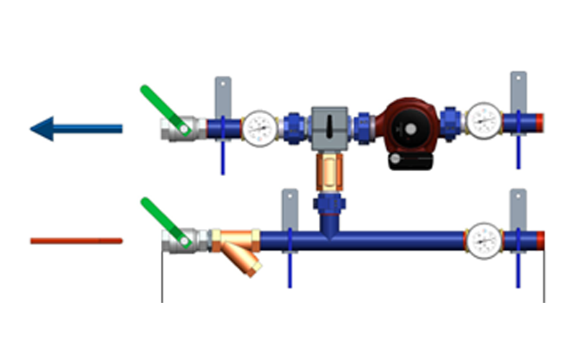 Danfoss Узлы АУУ-Т с термомонометрами АУУ-Т/M-40-5,6-25 150U3636 