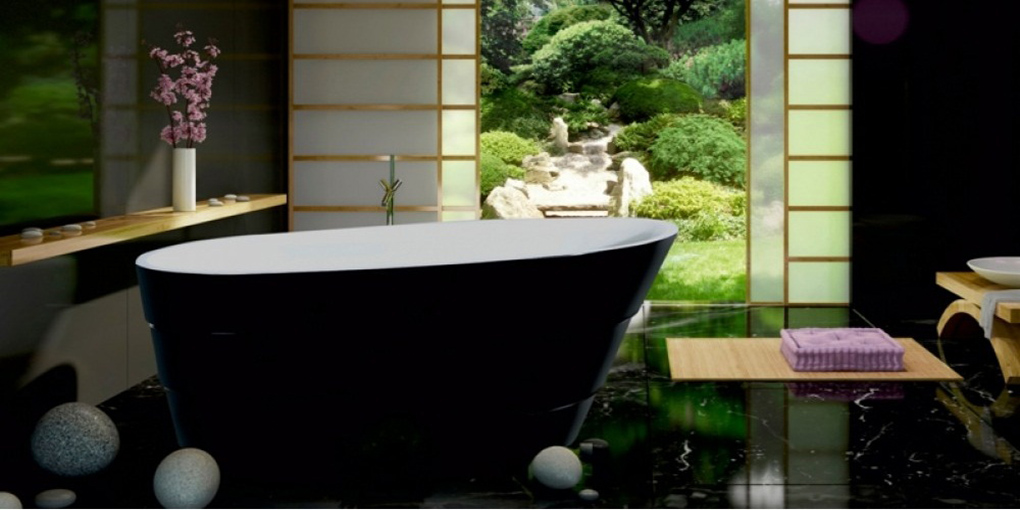 Ванна акриловая отдельностоящая Brown Wood Lagard AUGUSTE lgd-agst-bw - Вид №1