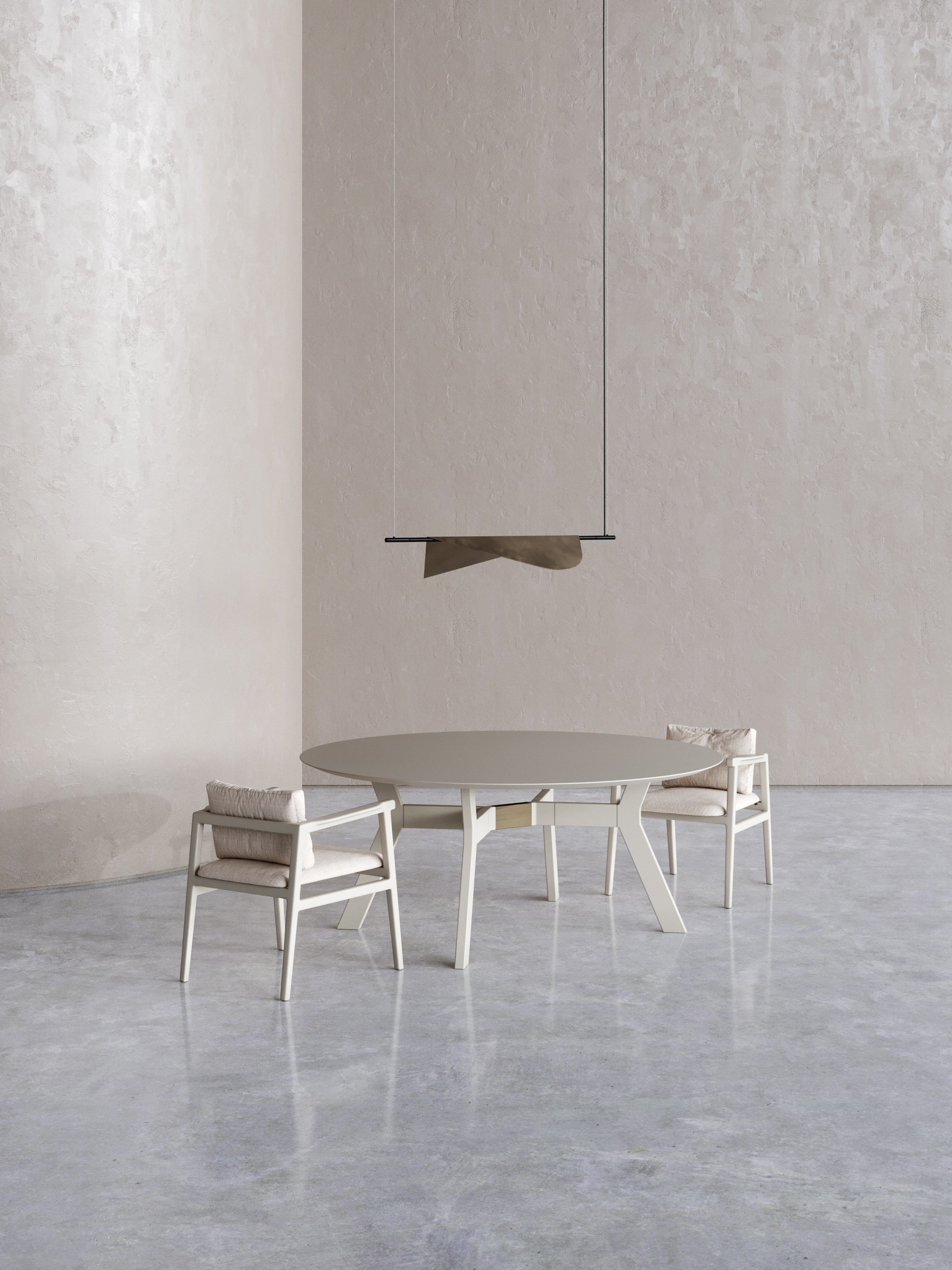 Круглый деревянный обеденный стол Stylish Club Toro ARCH-00053451 - Вид №3