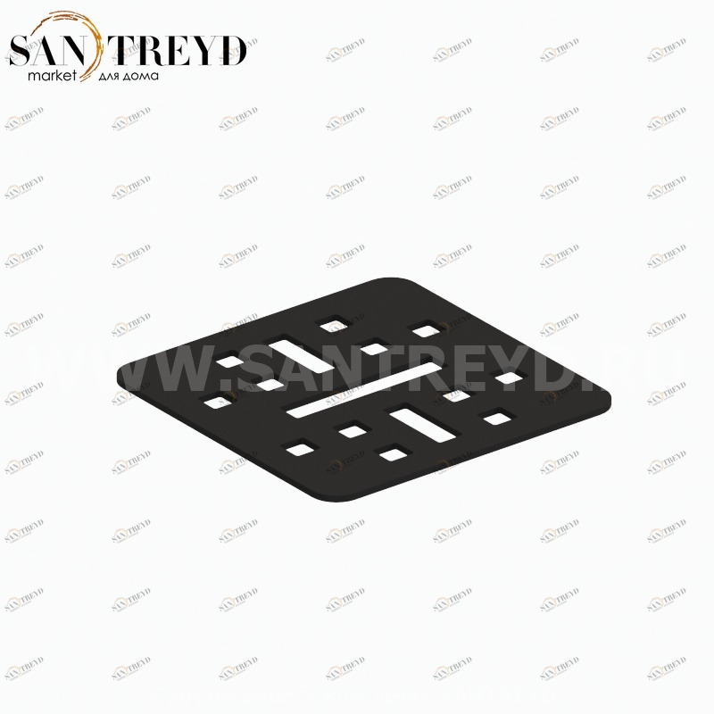 DP009504 Сливная решетка 13 см цвет Черный бархат Globo DOCCIAPIETRA Италия Ceramica Globo