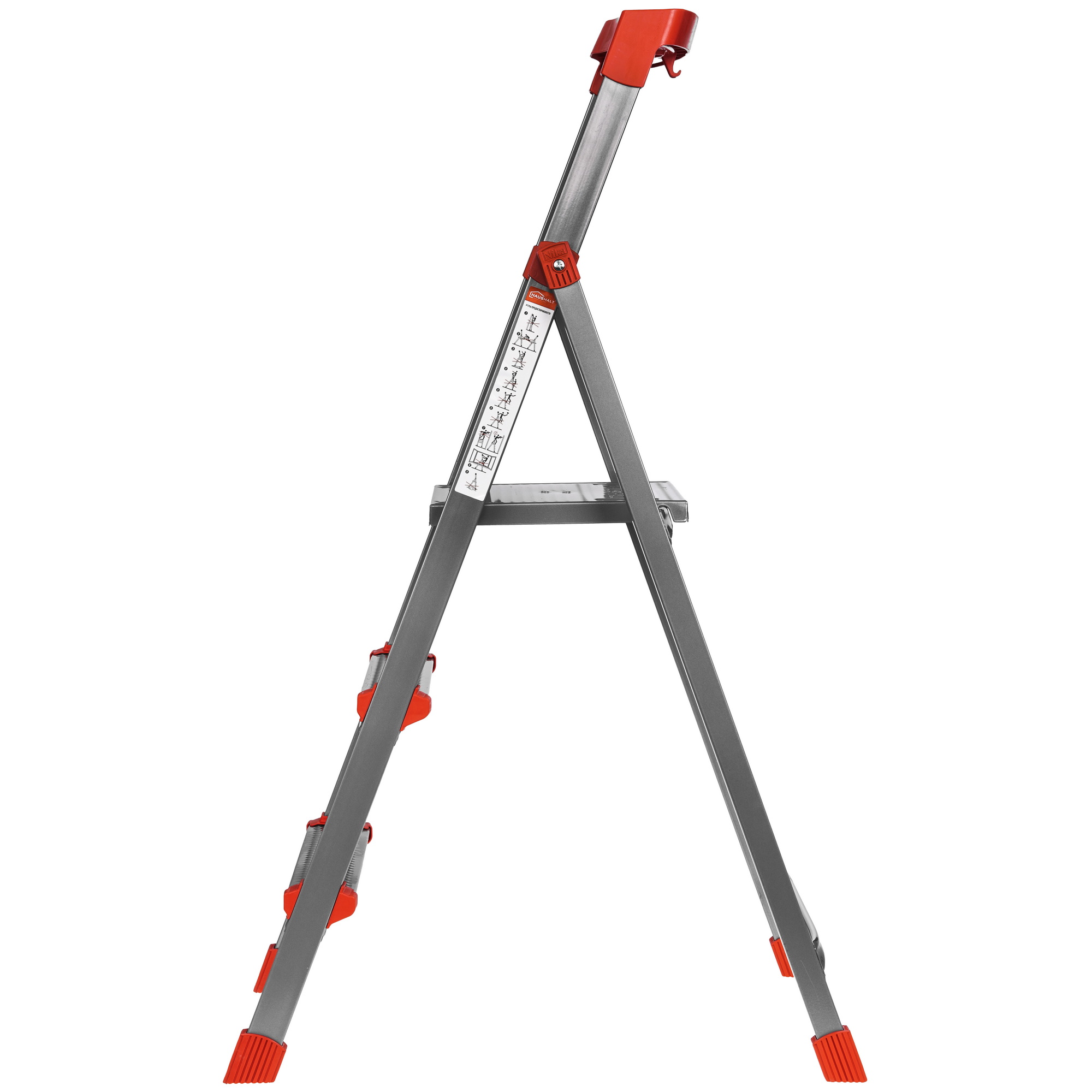 Стремянка односекционная HAUSHALT HНСУ3 1273325 STDN-0021190 - Вид №2