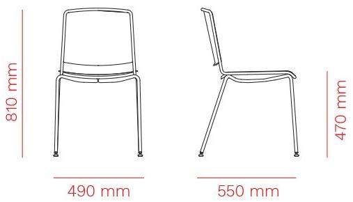 Mara Штабелируемый стул из полипропилена sun-id-1475132 - Вид №3