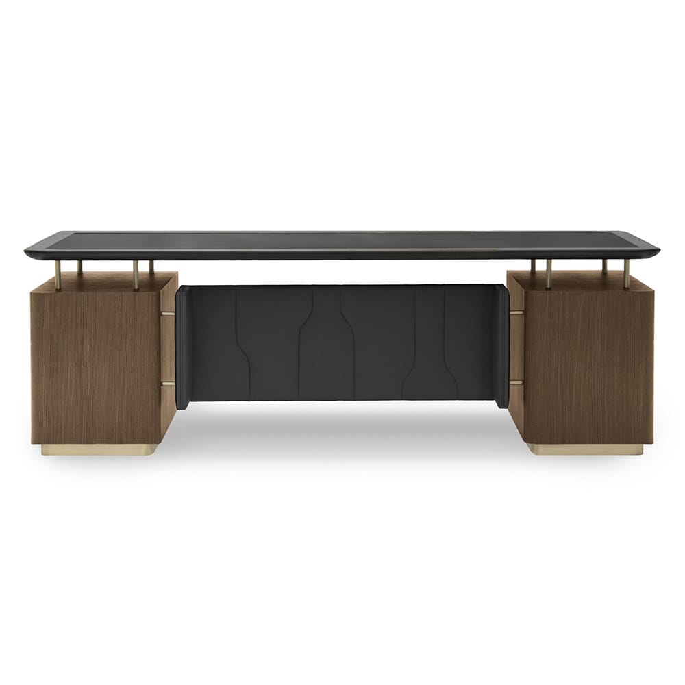 Кожаный исполнительный стол с ящиками Formitalia Panamera ARCH-00130661 - Вид №12