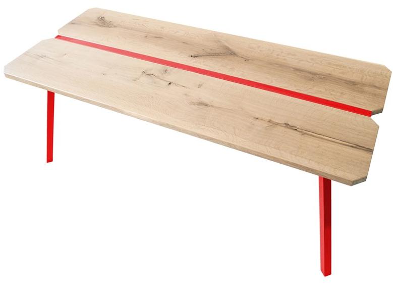 Askia Прямоугольный стол из стали и дерева Myway 1.t01.ok - Вид №1