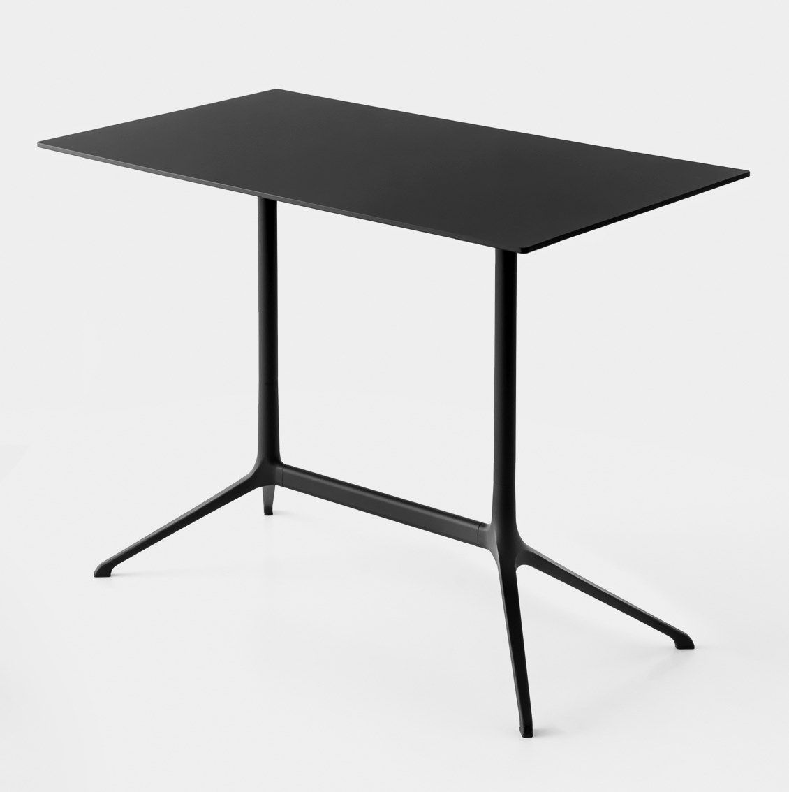 Прямоугольный стол с откидным верхом из литого алюминия Kristalia ARCH-00096698 - Вид №7