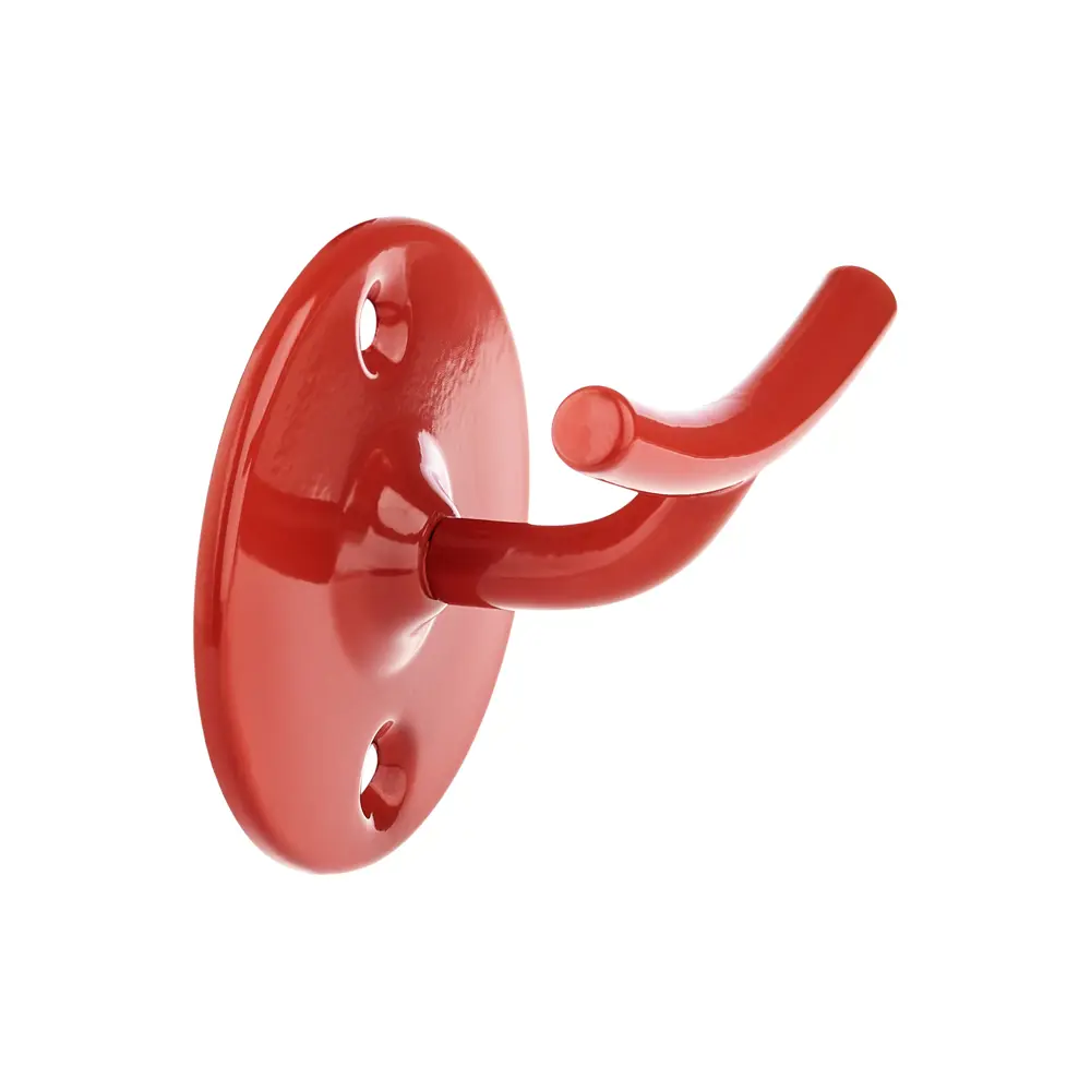 Крючок Moroshka Trud двухрожковый 6x6x4.2 см цвет красный STLM-2034284 - Вид №1