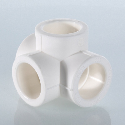VTp.778.0.020 Фитинг полипропиленовый – крестовина двухплоскостная Valtec 20 мм  - Вид №9