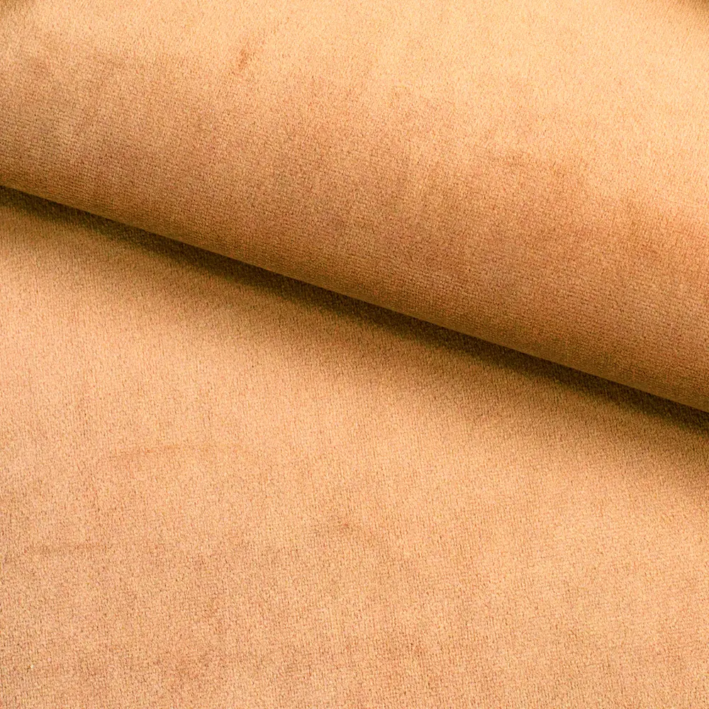Ткань 1 м/п бархат 300 см цвет персиковый GARDEN STLM-2058326 - Вид №2