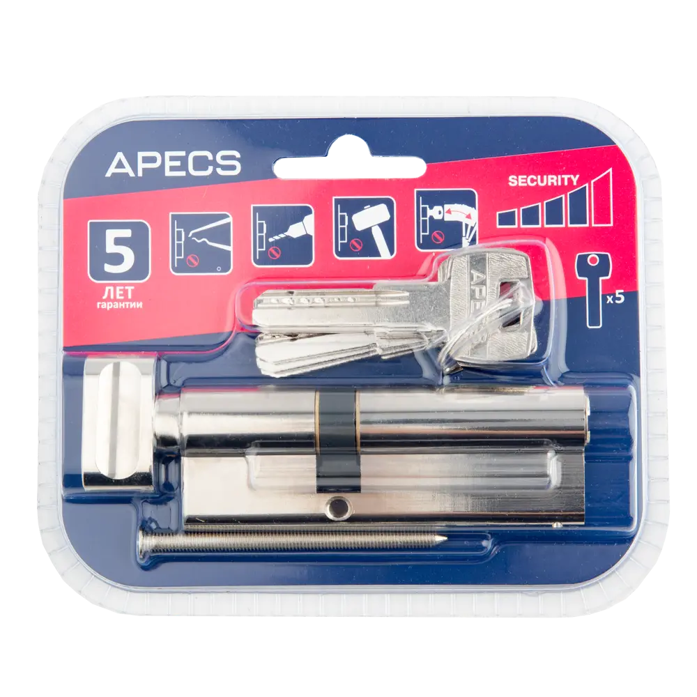 Цилиндр дверной APECS Pro с защитой от выбивания, 55x35 мм 85559789 PRO LM STLM-0900980 - Вид №2