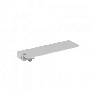 00070011 PREMIUM Держатель для душевой лейки с полкой Белый GRB MIXERS