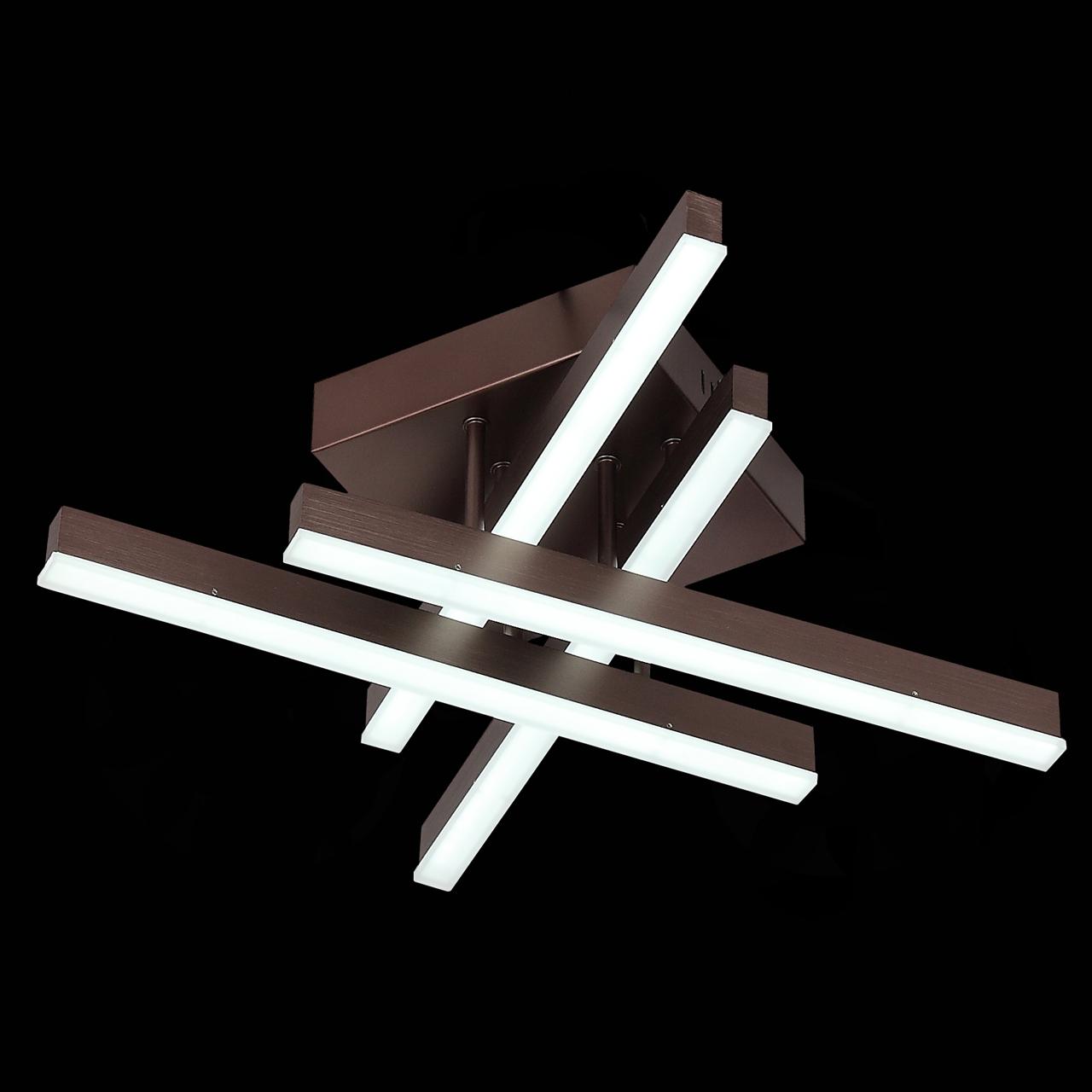 Потолочная светодиодная люстра ST Luce Samento SL933.702.04 ST LUCE ДИЗАЙНЕРСКИЕ, SAMENTO 328347 Коричневый;белый  - Вид №2