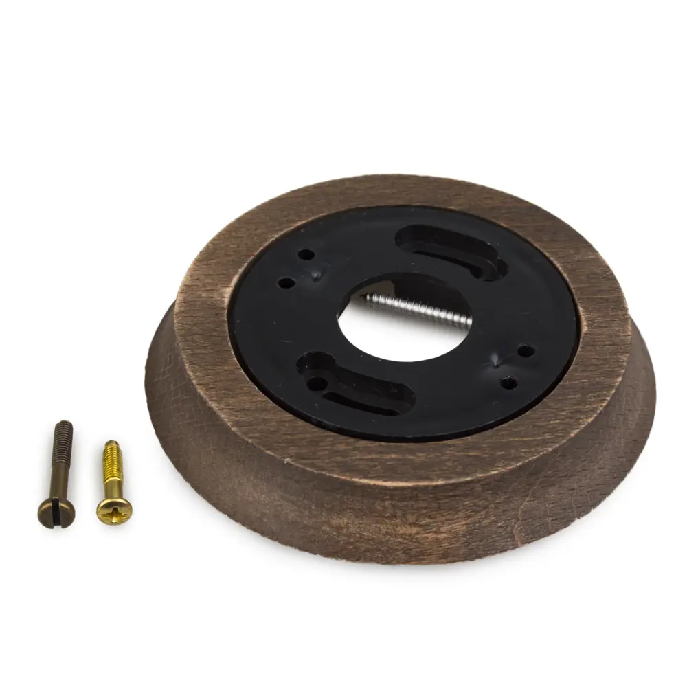 Розетка накладная Electraline Bironi Ретро с заземлением керамика цвет белый STLM-2091418 - Вид №2