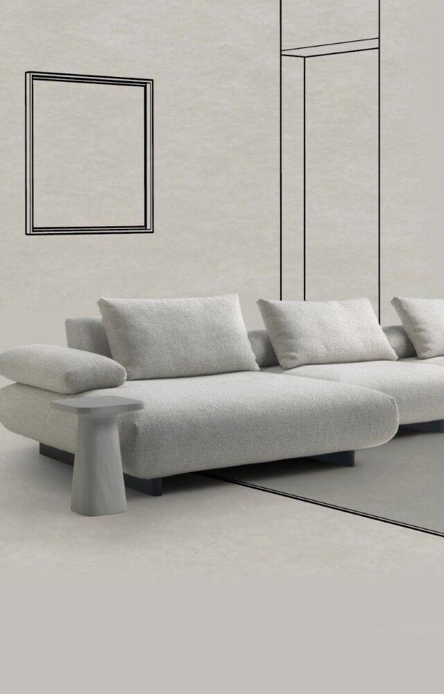 Модульный тканевый диван Marac SOVRAMONTE ARCH-00039596 - Вид №46