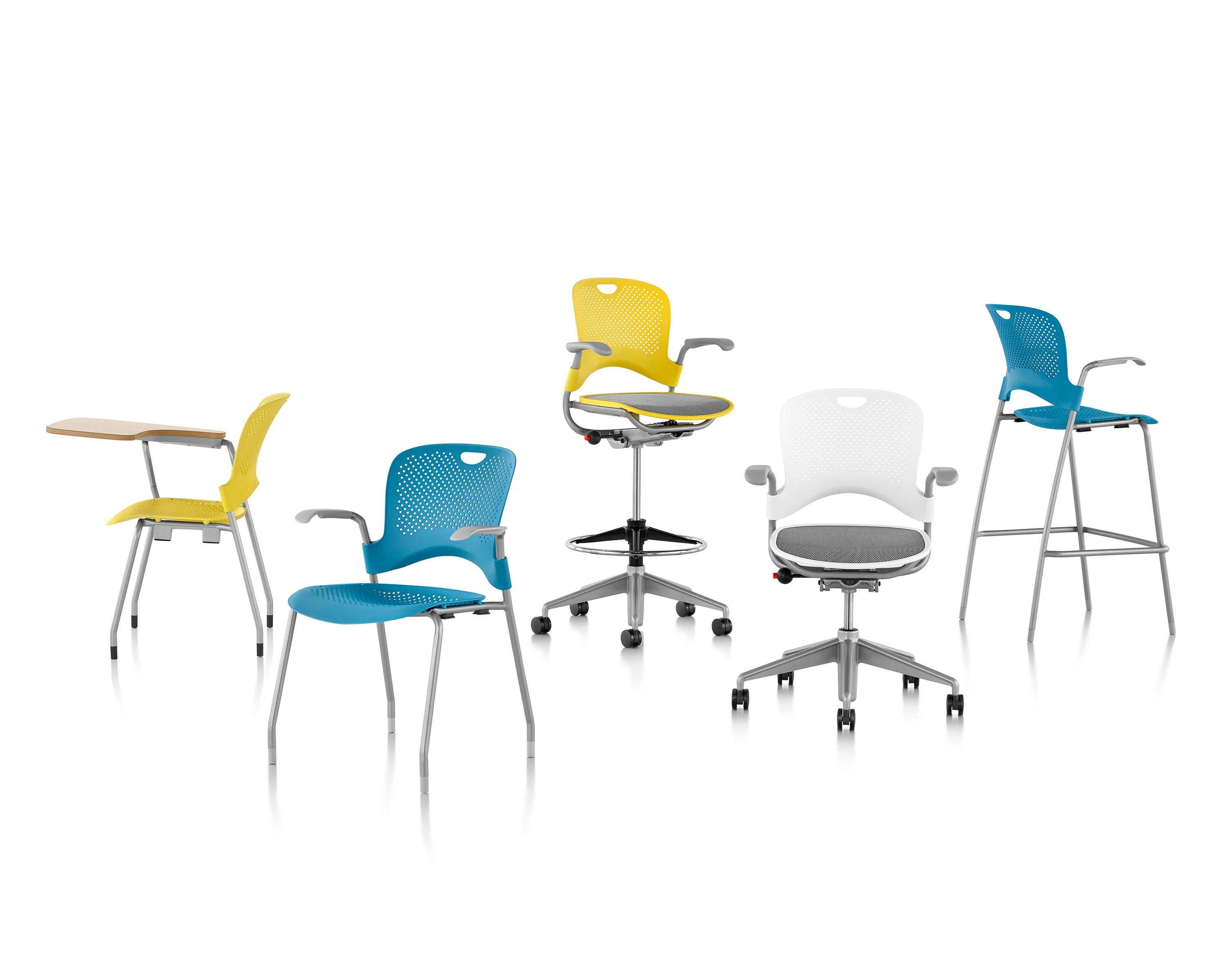 Офисное кресло Nylon® с подлокотниками с 5 спицами Herman Miller Caper ARCH-00012953 - Вид №4