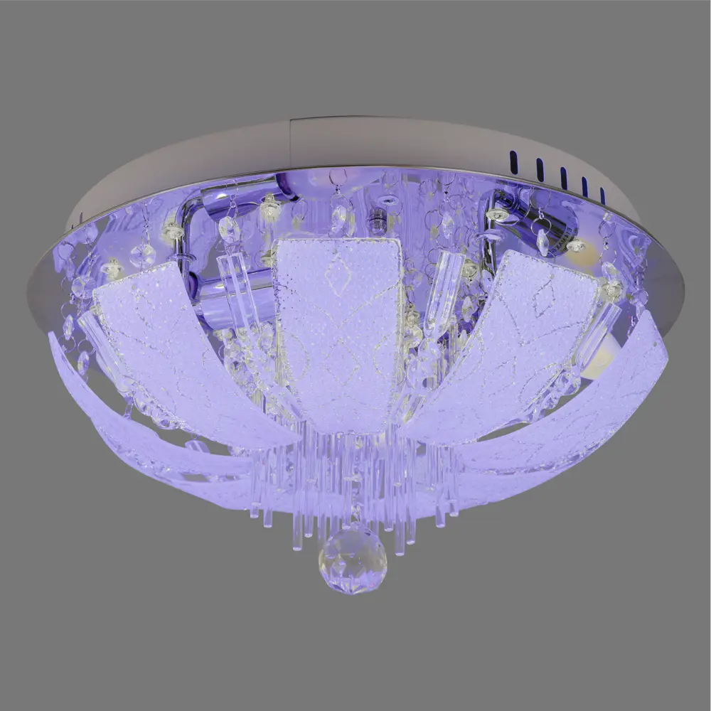 Люстра хрустальная подвесная Пари 4xE14x60 Вт, LED, металл/стекло, цвет хром 14089624 STLM-2074334 WINK  - Вид №15