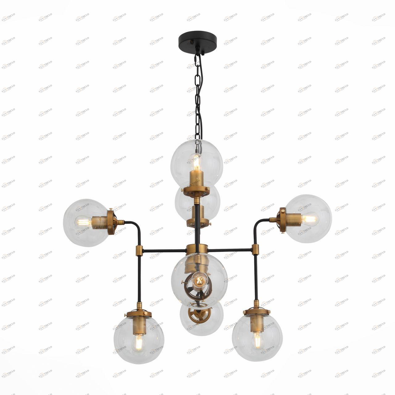 Подвесная люстра ST Luce Varieta SL234.403.08 ST LUCE ДИЗАЙНЕРСКИЕ, VARIETA 108526 Черный 