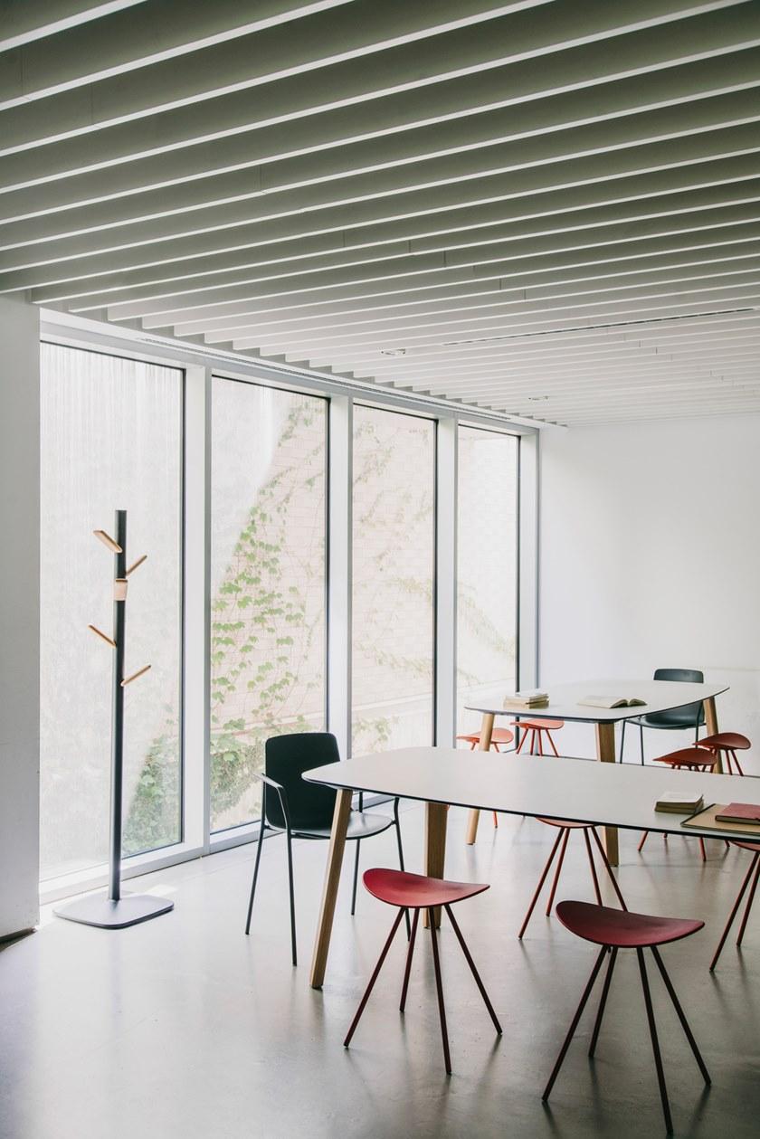 ENEA Низкий стул из стали и сиденье из полипропилена Coma sun-id-1450147 - Вид №4