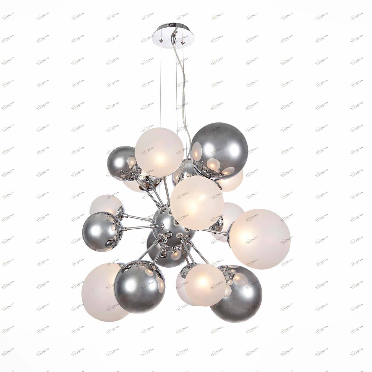 Подвесная люстра ST Luce SL535.153.10 ST LUCE ДИЗАЙНЕРСКИЕ, ШАР 057941 Хром 