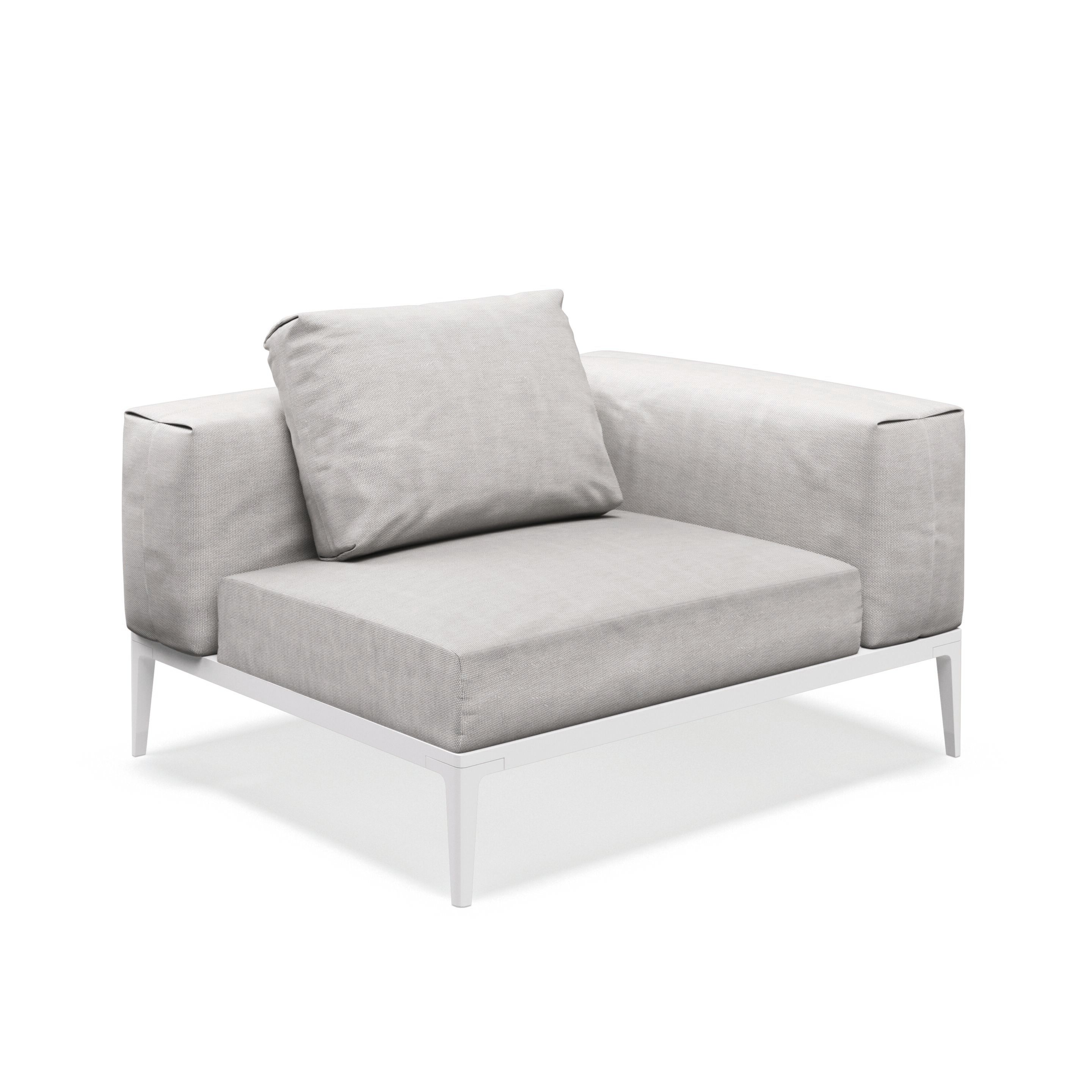 Тканевый угловой модульный садовый диван Gloster сетка ARCH-00114712 - Вид №98