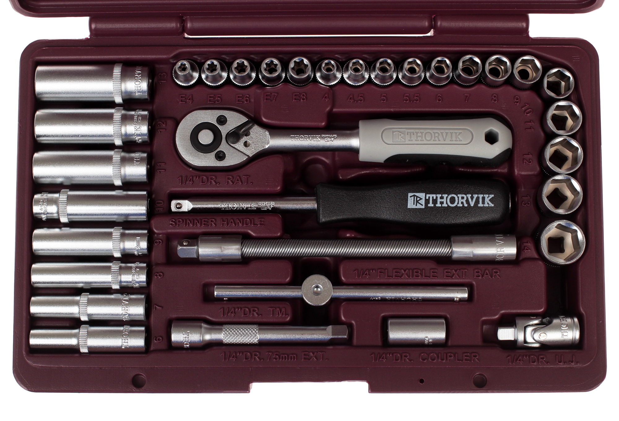 Набор инструментов Thorvik UTS0057 7979546 STDN-0110477 - Вид №1