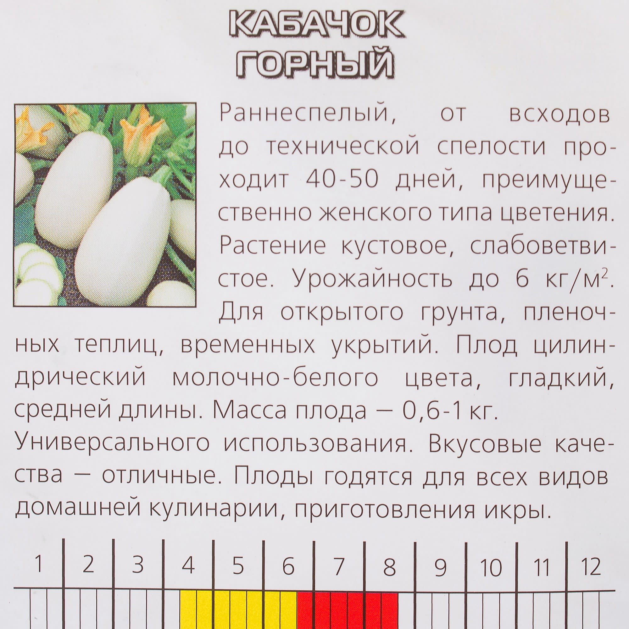 13841984 Семена Кабачок «Горный» Santreyd  - Вид №2