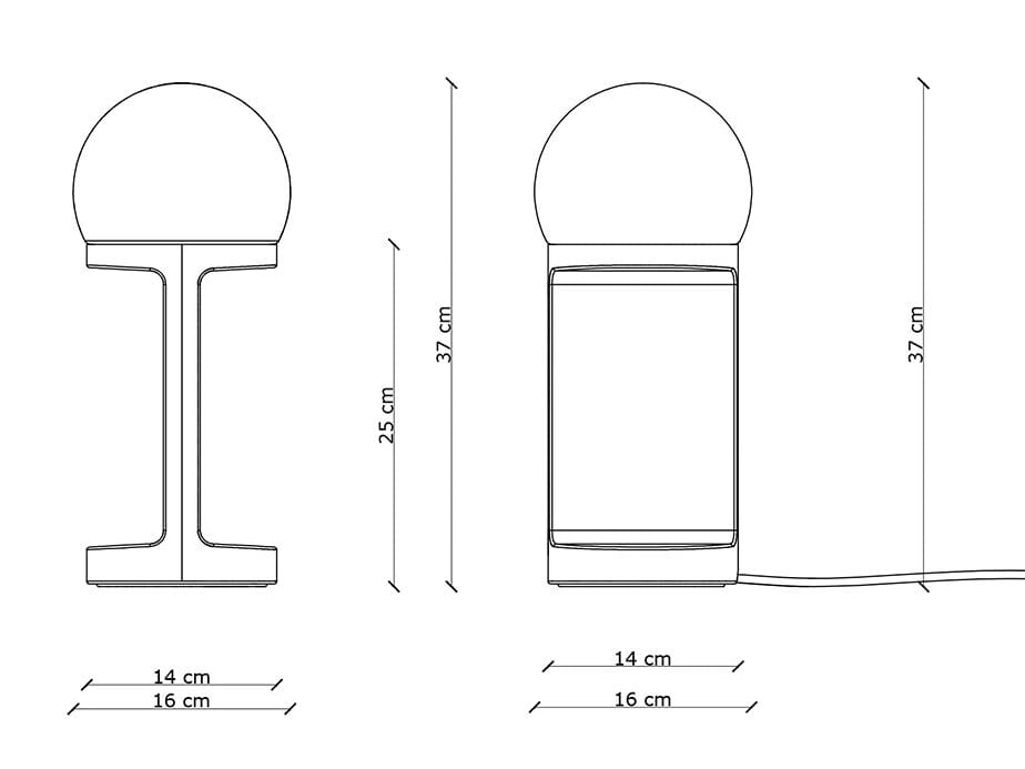 Керамическая настольная лампа FERROLUCE Habea ARCH-00137850 - Вид №11