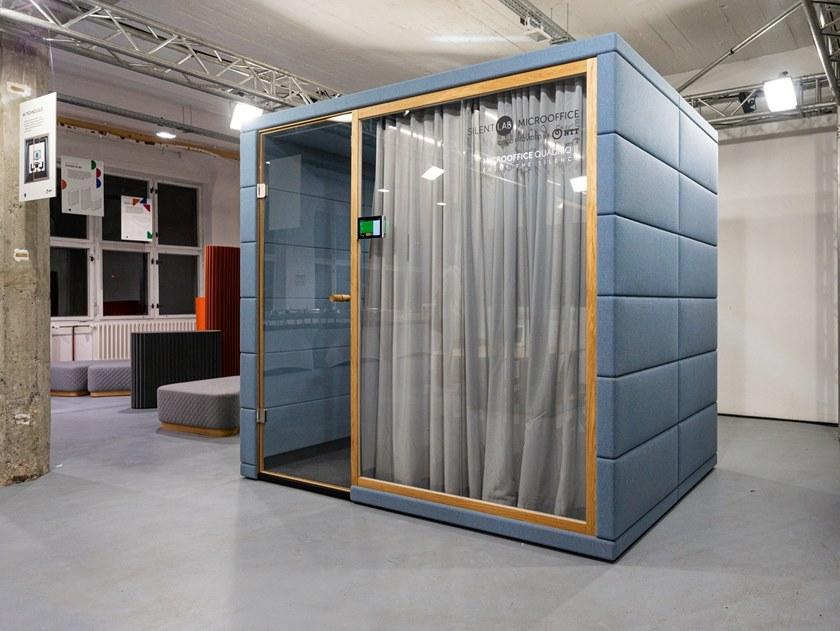 SilentLab Акустическая офисная кабина из ткани со встроенным освещением для встреч sun-id-1374393 - Вид №2