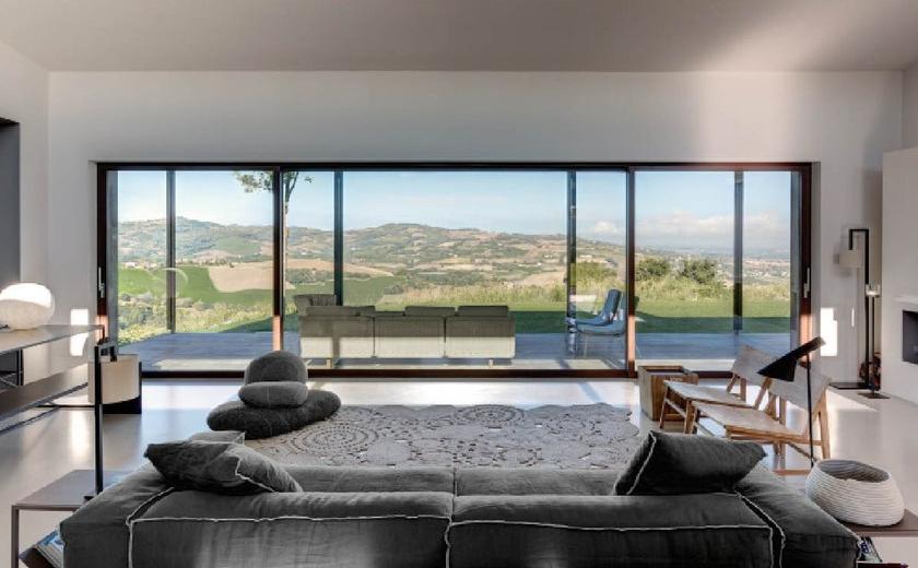 PALLADIO Подъемно-раздвижное стальное окно с двойным остеклением sun-id-1494771 - Вид №15