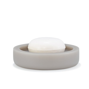 DOME-MGRY-SD Серая матовая мыльница Dome Labrazel