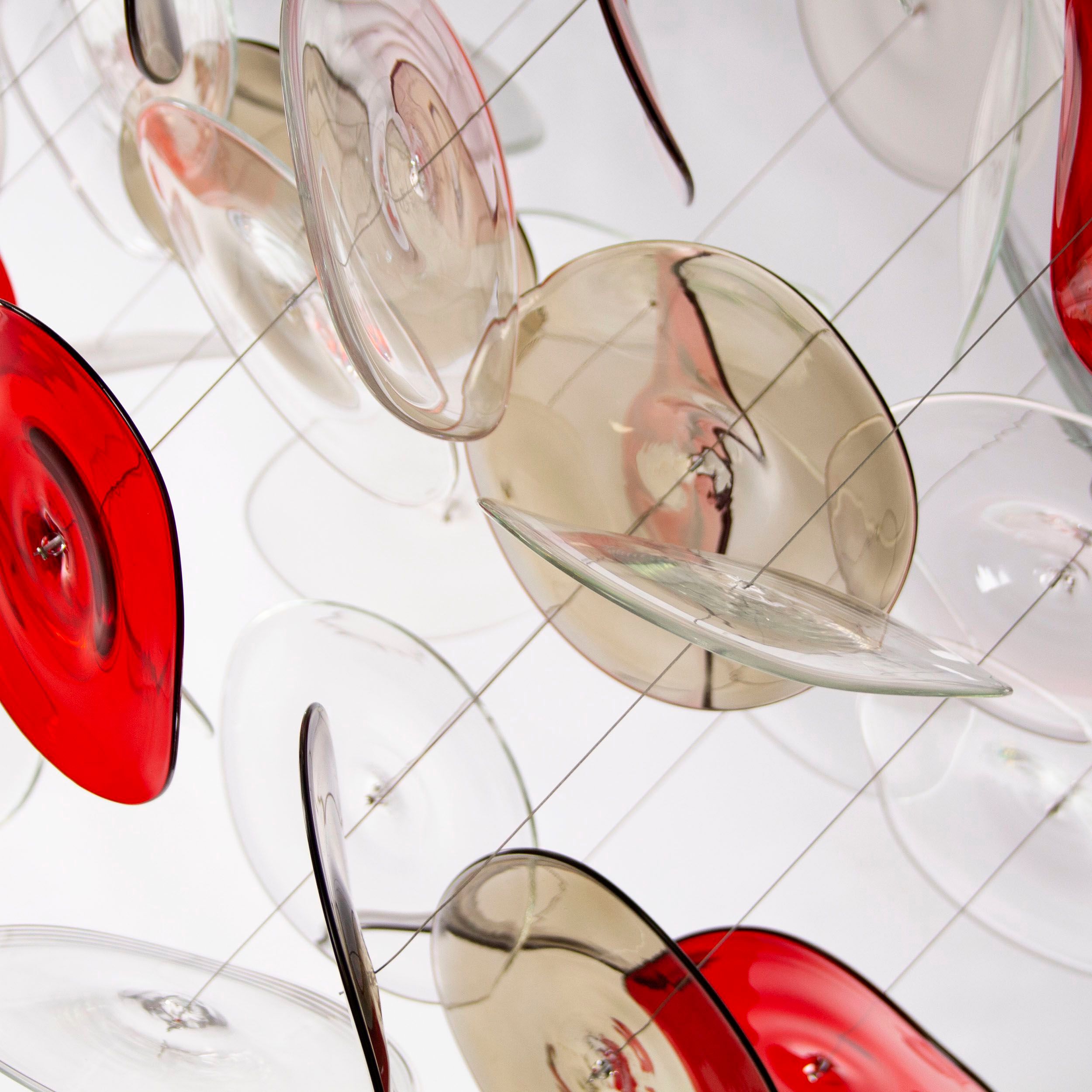 Подвесной светильник ручной работы из муранского стекла MULTIFORME Hydiscus ARCH-00007186 - Вид №1