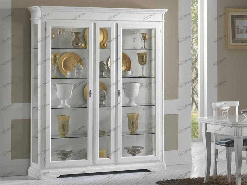 Arvestyle Лакированная витрина из дерева и стекла Giotto Ks-e209