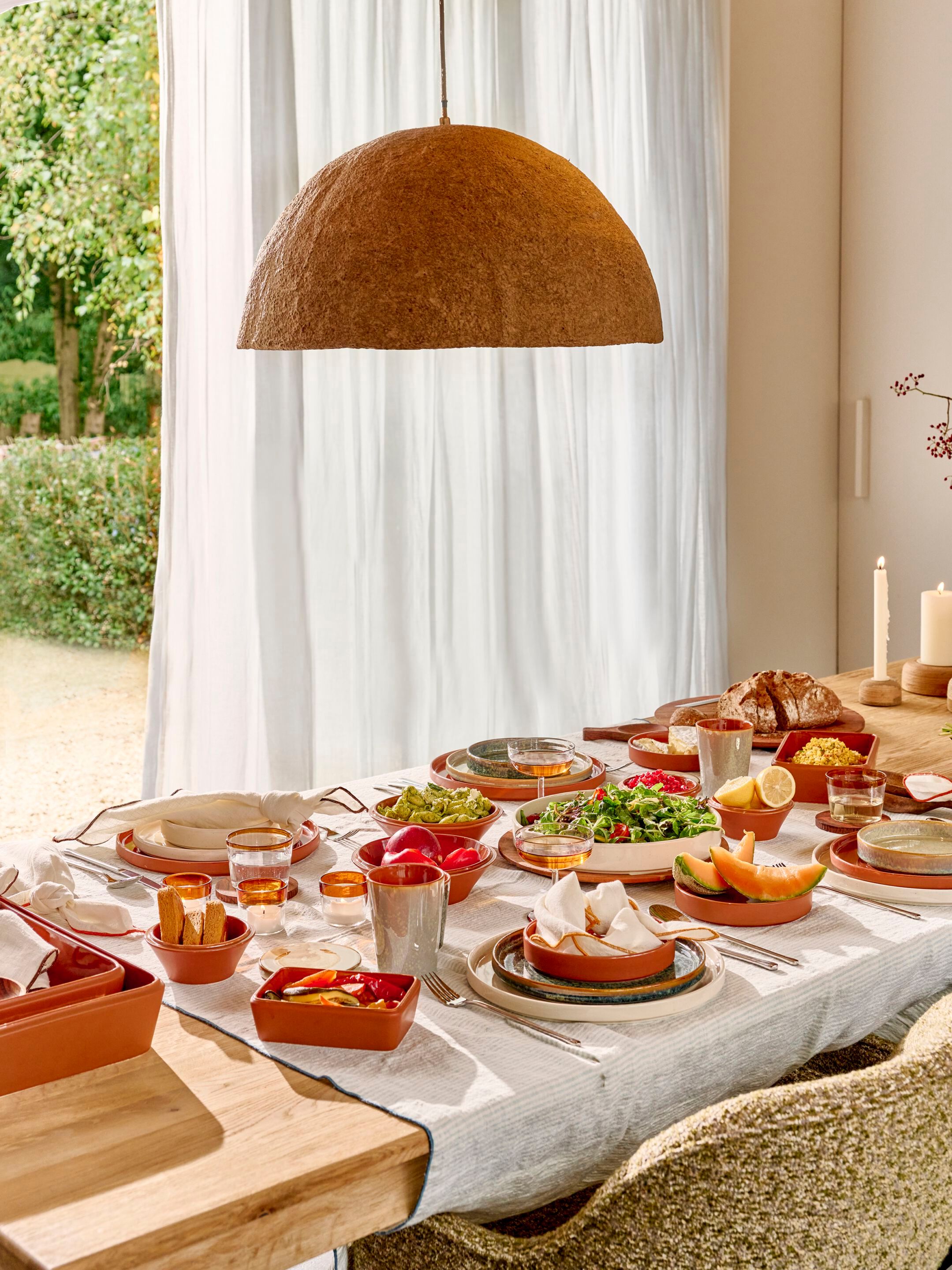 Фарфоровая плоская круглая тарелка POMAX Rasa ARCH-00004615 - Вид №3