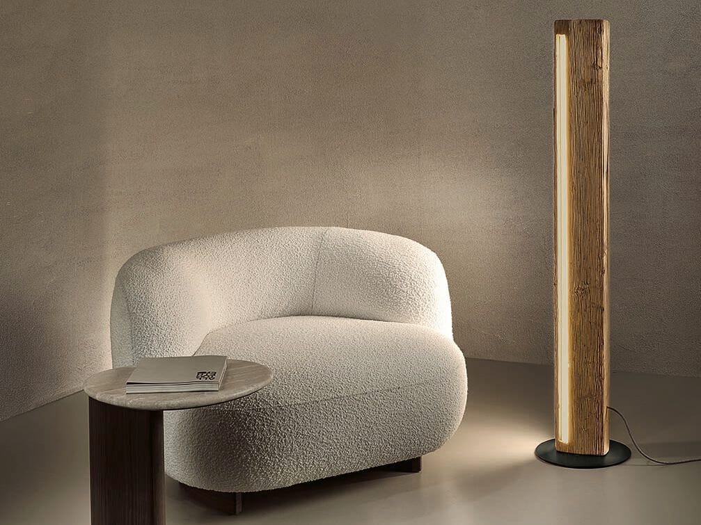 Напольная лампа из цельного дерева Naturedesign Origin ARCH-00115733 - Вид №1