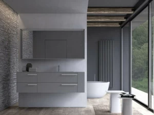 Ideagroup Подвесной туалетный столик с зеркалом Sense