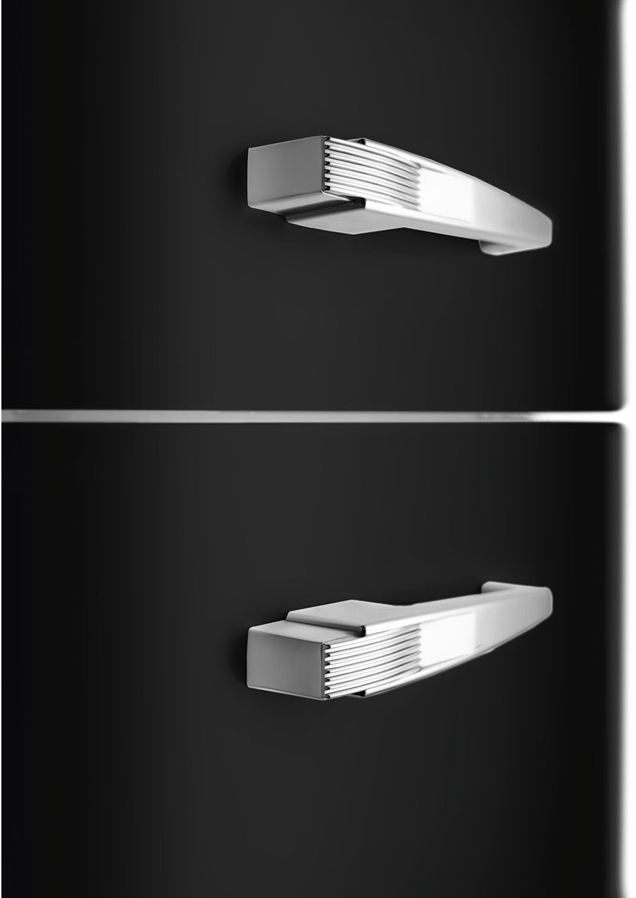 FAB30RBL5 Холодильник / отдельностоящий двухдверный холодильник,стиль 50-х годов, 60 см, черный, петли справа SMEG  - Вид №3